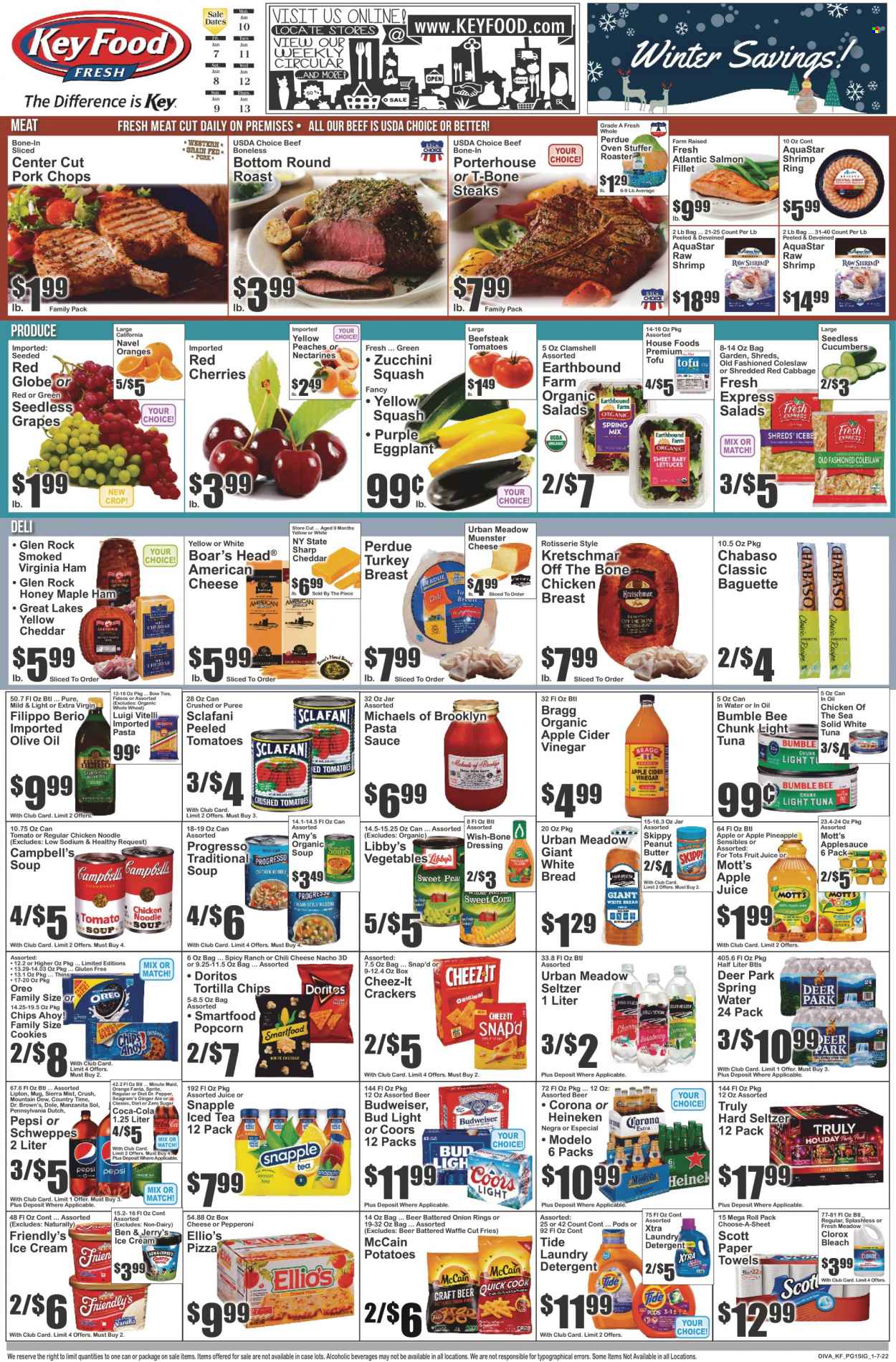 Key Food ad - 01/07/2022 - 01/13/2022. Page 1