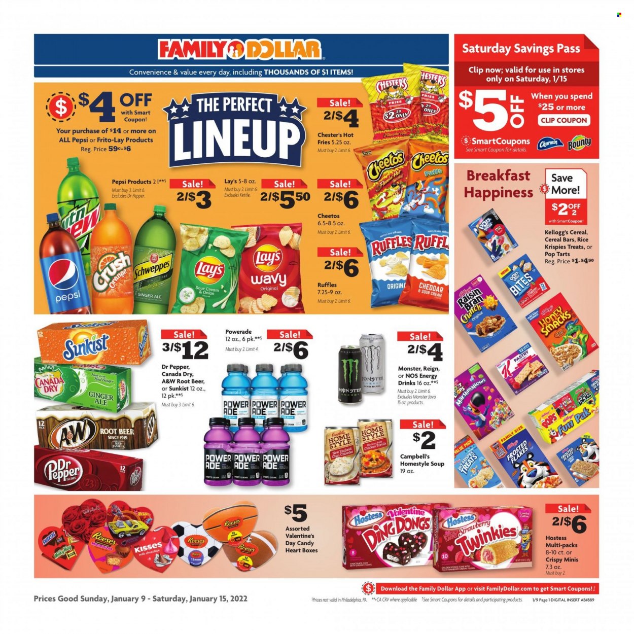 Family Dollar ad - 01/09/2022 - 01/15/2022. Page 1