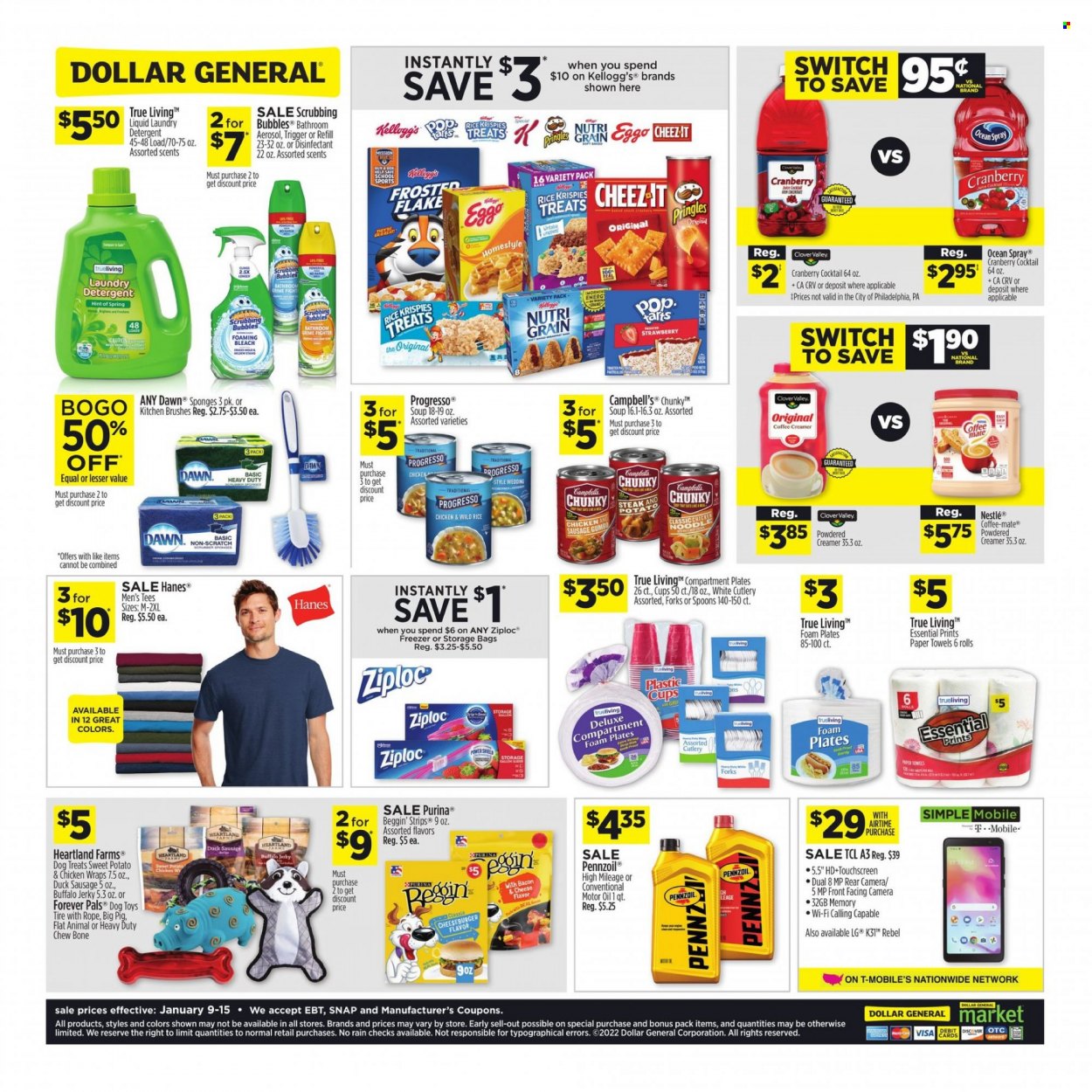 Dollar General ad - 01/09/2022 - 01/15/2022. Page 2