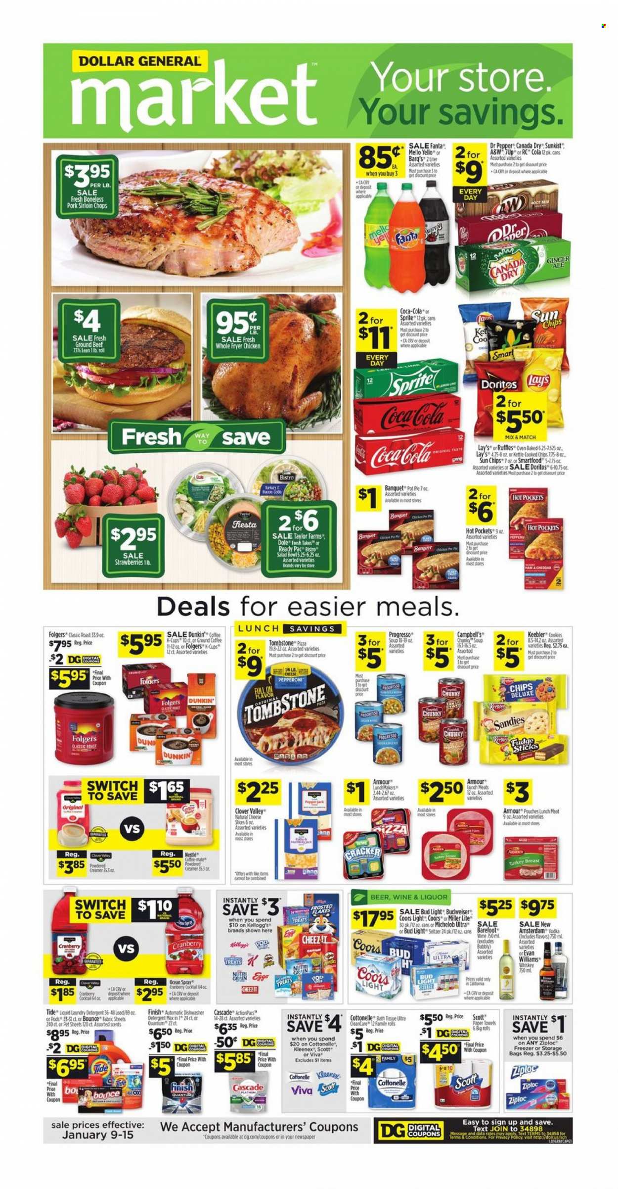 Dollar General ad - 01/09/2022 - 01/15/2022. Page 1