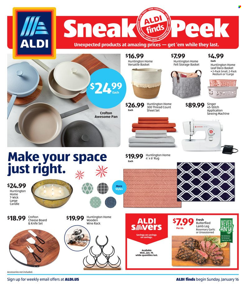ALDI ad - 01/16/2022 - 01/22/2022. Page 1