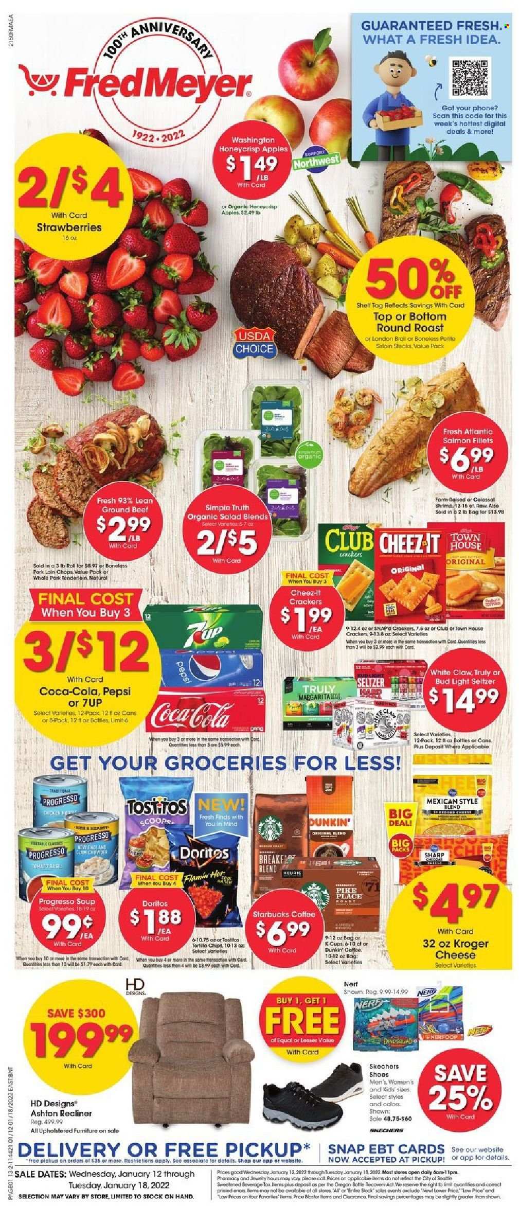 Fred Meyer ad - 01/12/2022 - 01/18/2022. Page 1