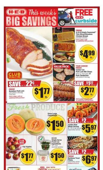 H-E-B Flyer - 01/12/2022 - 01/18/2022.