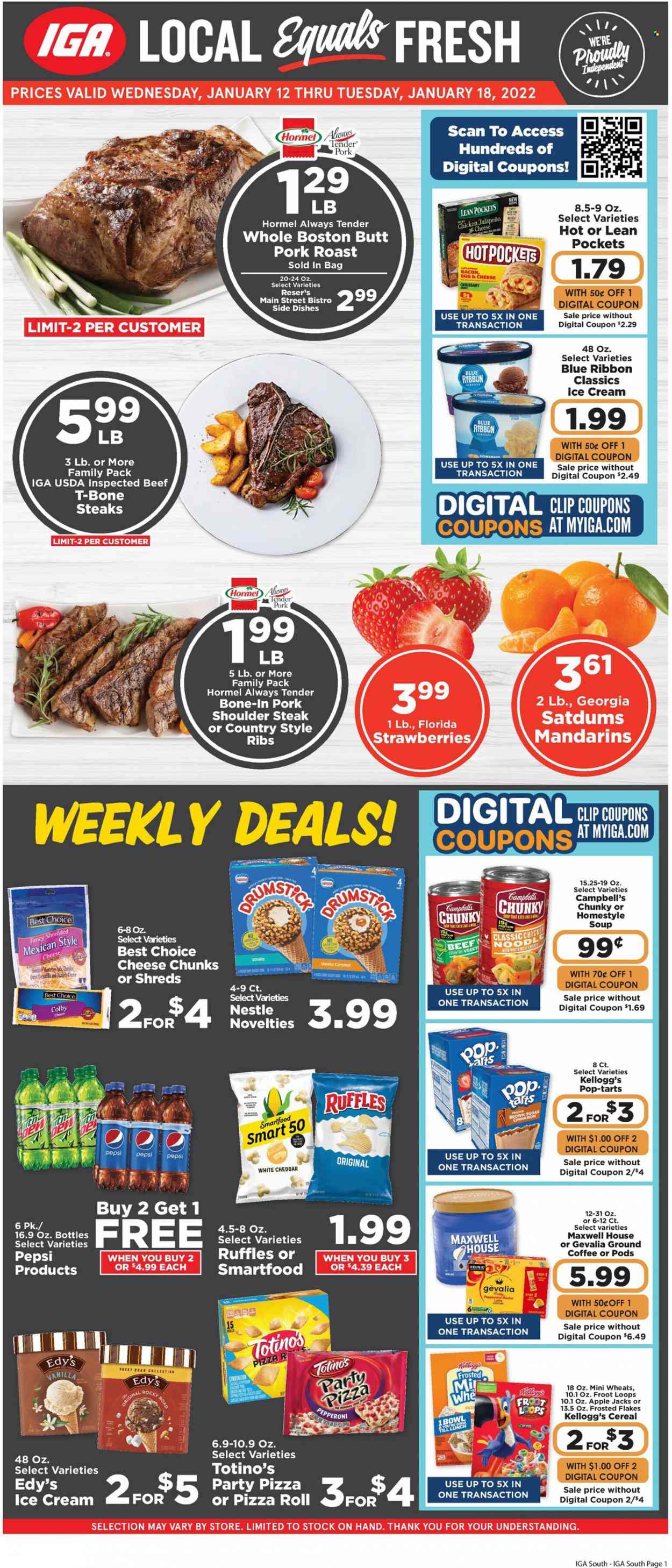 IGA ad - 01/12/2022 - 01/18/2022. Page 1