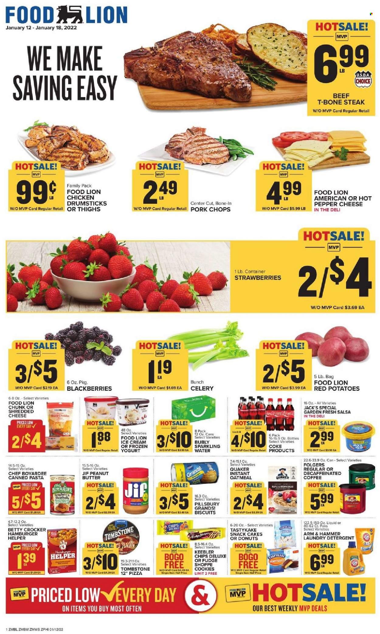 Food Lion ad - 01/12/2022 - 01/18/2022. Page 1