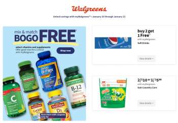 Walgreens Flyer - 01/16/2022 - 01/22/2022.