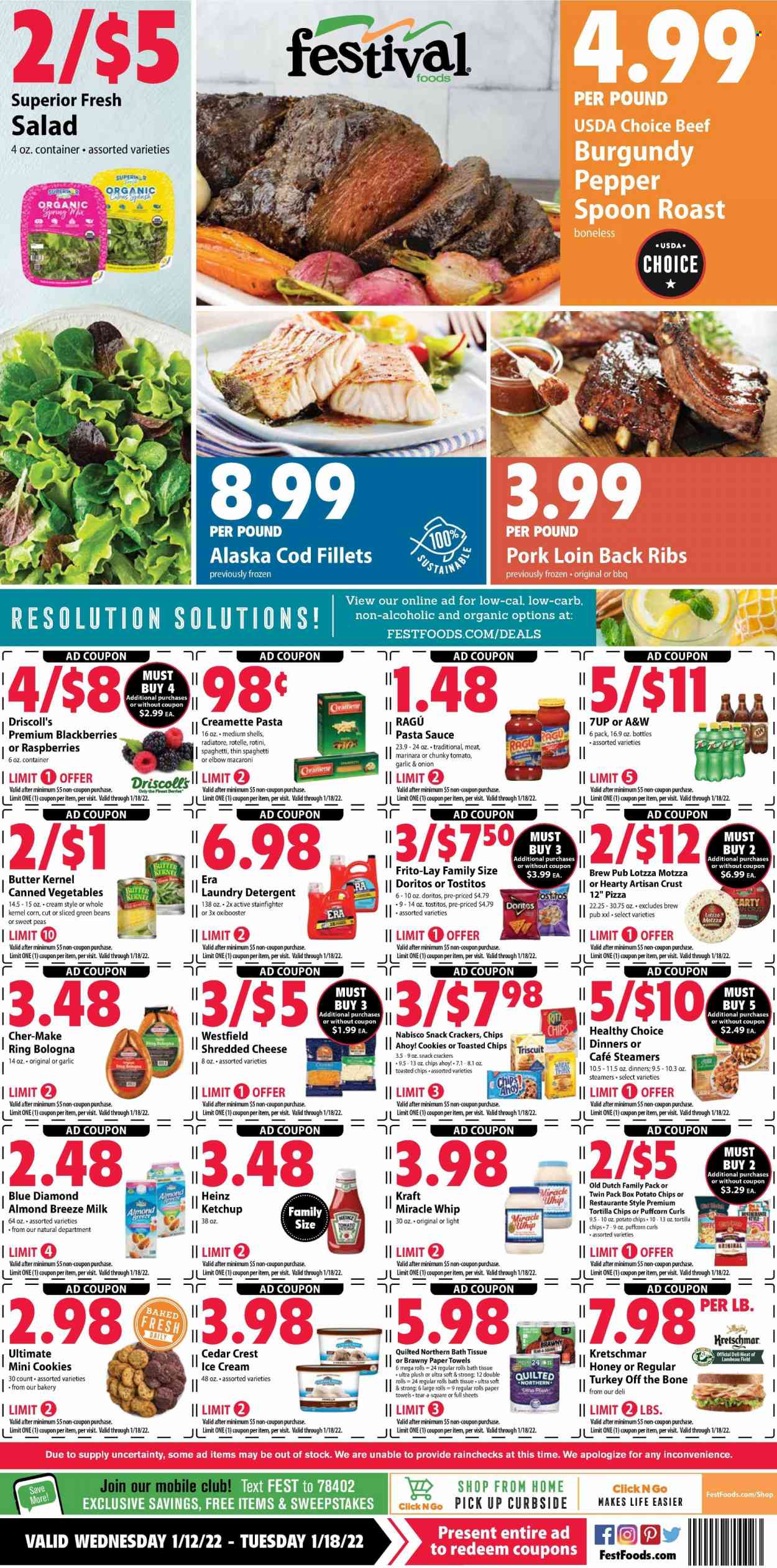 Festival Foods ad - 01/12/2022 - 01/18/2022. Page 1