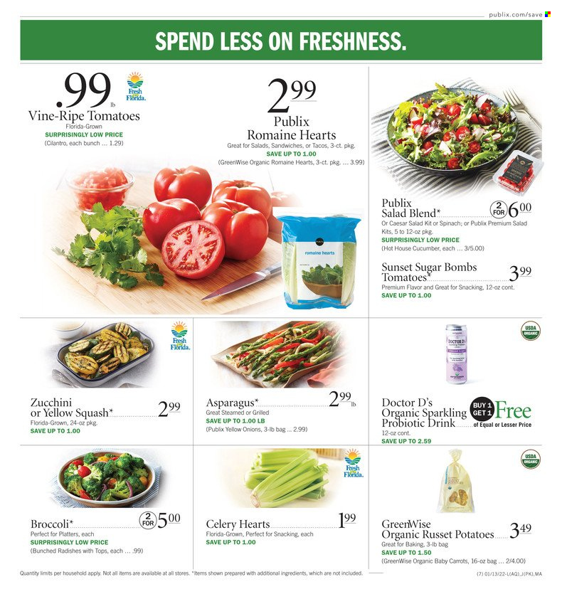 Publix ad - 01/13/2022 - 01/19/2022. Page 7
