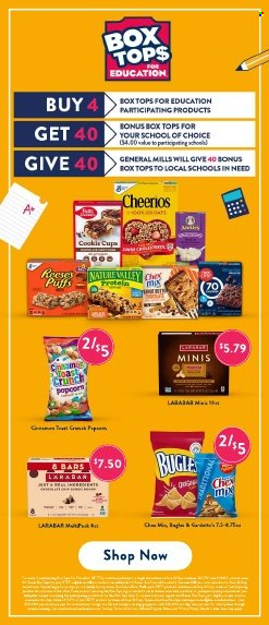 thumbnail - Stop & Shop Flyer - 01/14/2022 - 01/20/2022 - Sales products - puffs, Reese's, popcorn, Cheerios. Page 14.