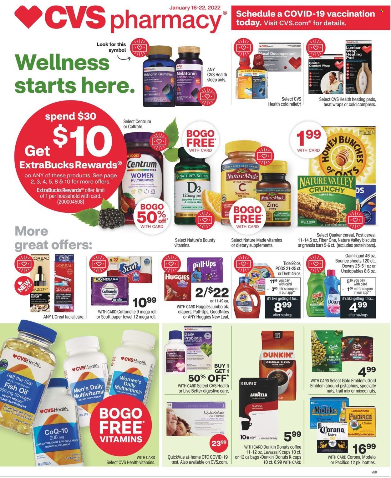 CVS Pharmacy ad - 01/16/2022 - 01/22/2022. Page 1