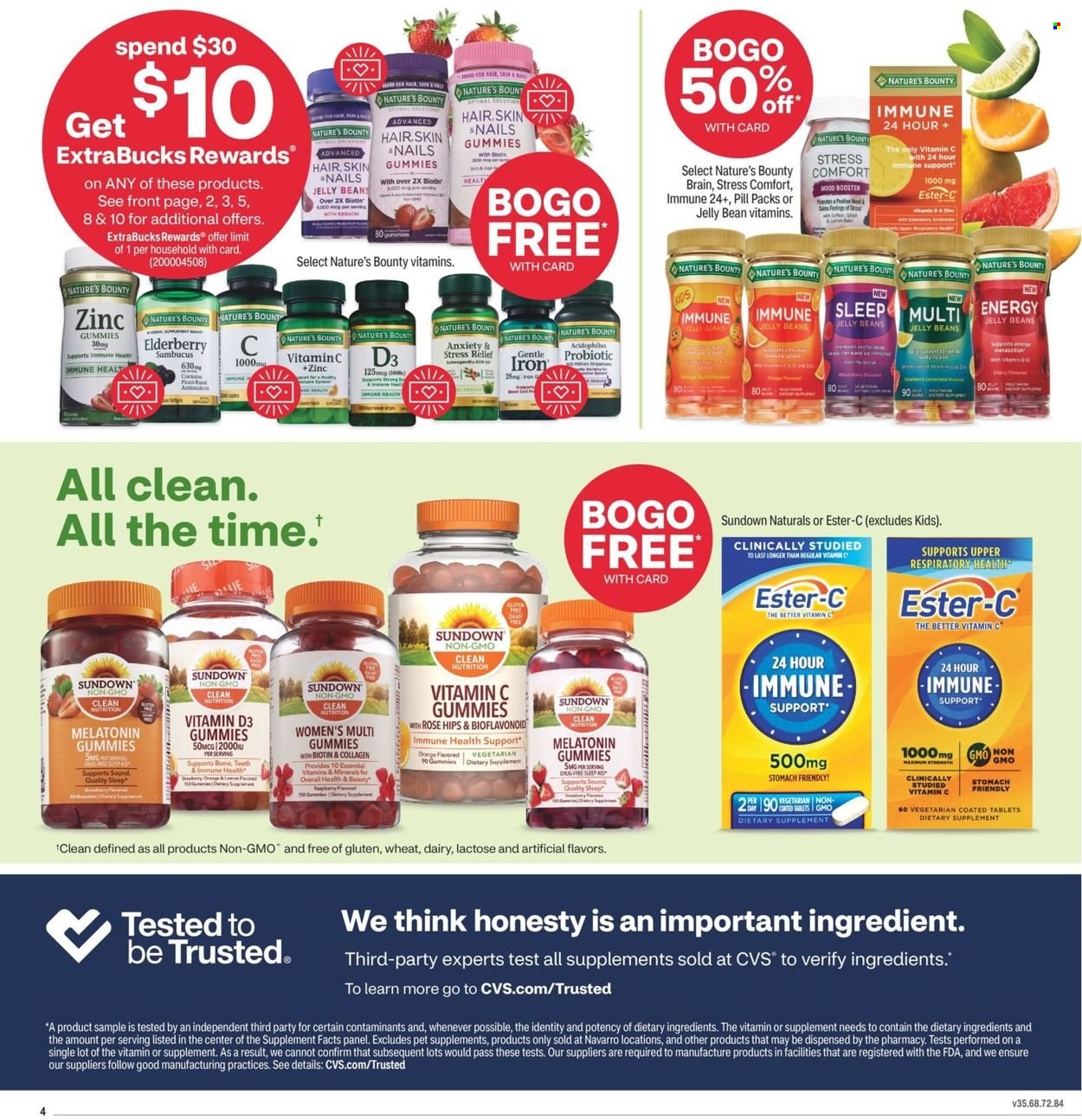 CVS Pharmacy ad - 01/16/2022 - 01/22/2022. Page 4