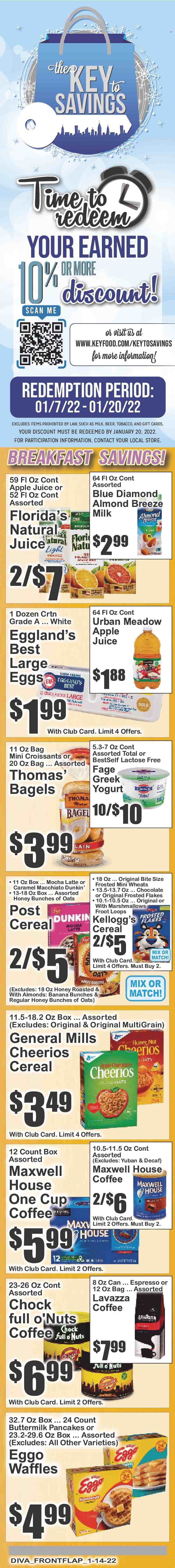Key Food ad - 01/14/2022 - 01/20/2022. Page 7