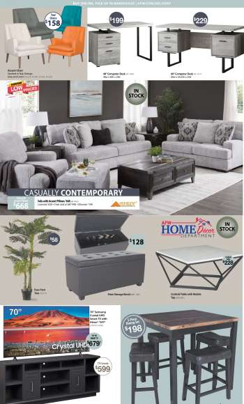 American Furniture Warehouse Flyer - 01/16/2022 - 01/22/2022.