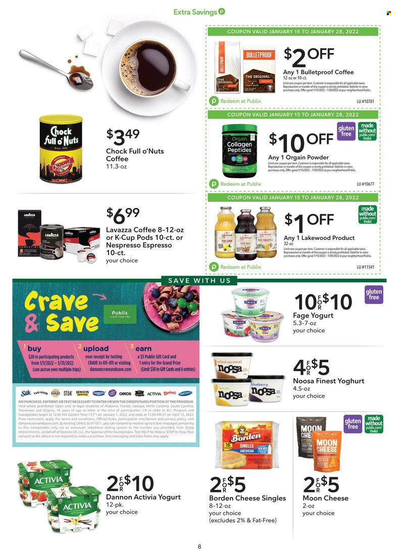 Publix ad - 01/15/2022 - 01/28/2022. Page 8
