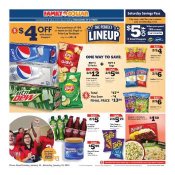 Family Dollar Flyer - 01/16/2022 - 01/22/2022.
