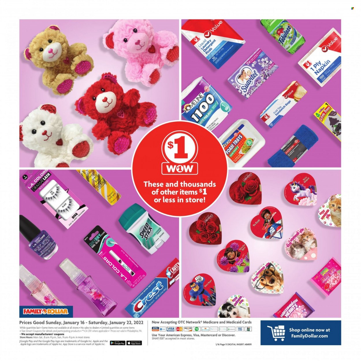 Family Dollar ad - 01/16/2022 - 01/22/2022. Page 10
