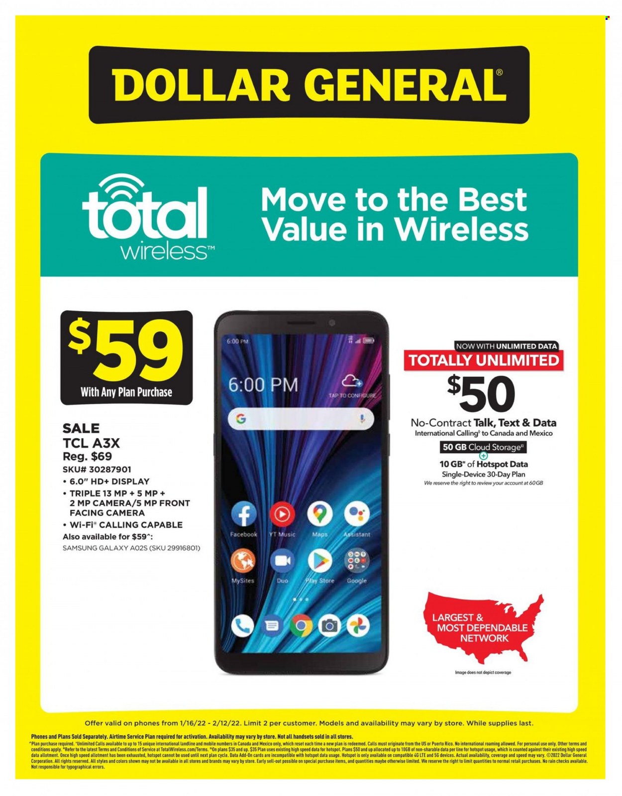 Dollar General ad - 01/16/2022 - 02/12/2022. Page 2
