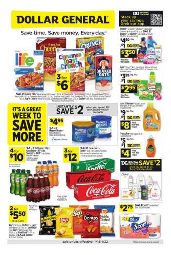 Dollar General Flyer - 01/16/2022 - 01/22/2022.