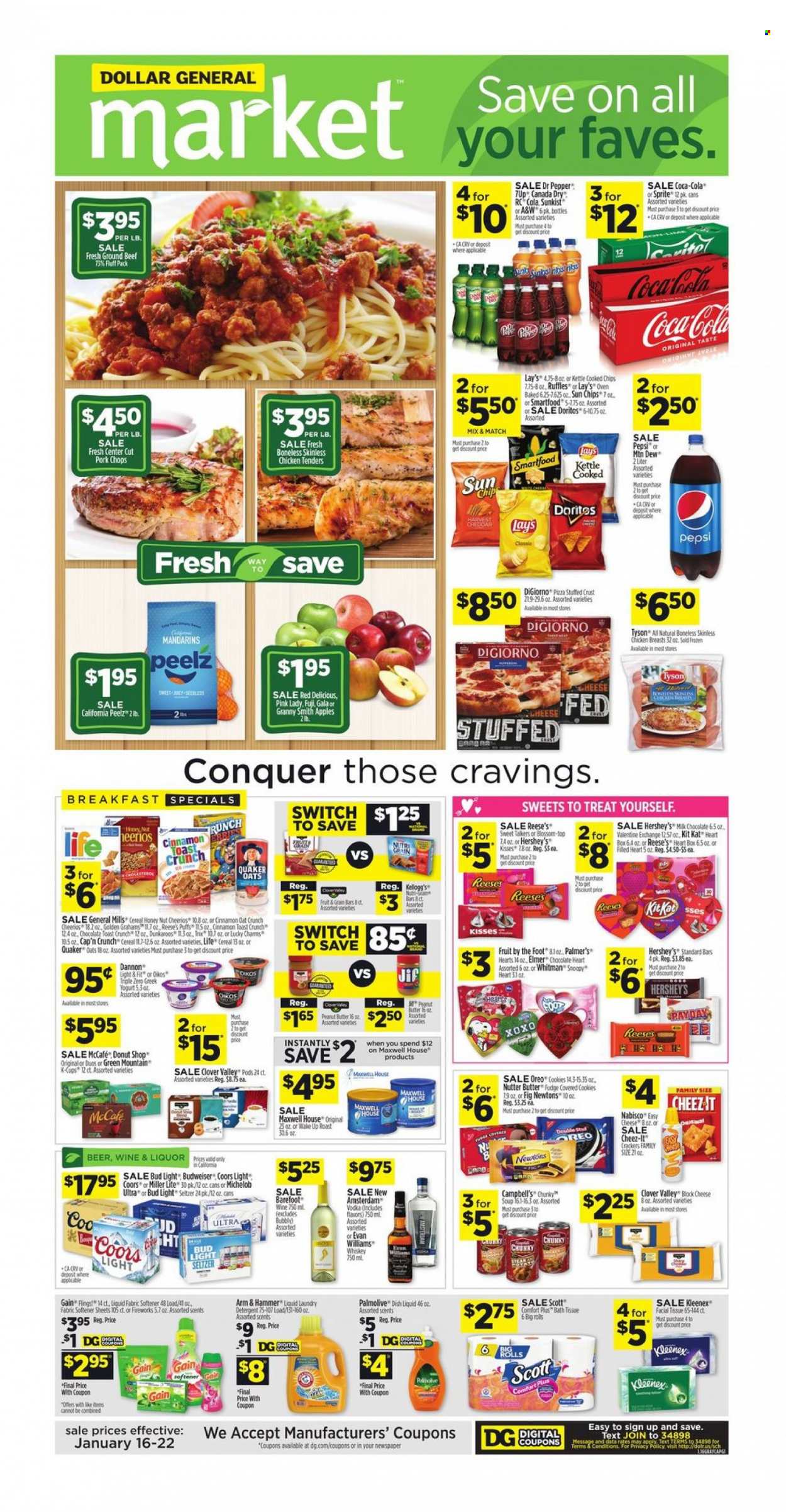 Dollar General ad - 01/16/2022 - 01/22/2022. Page 1