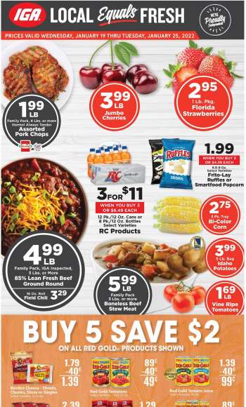 IGA Flyer - 01/19/2022 - 01/25/2022.