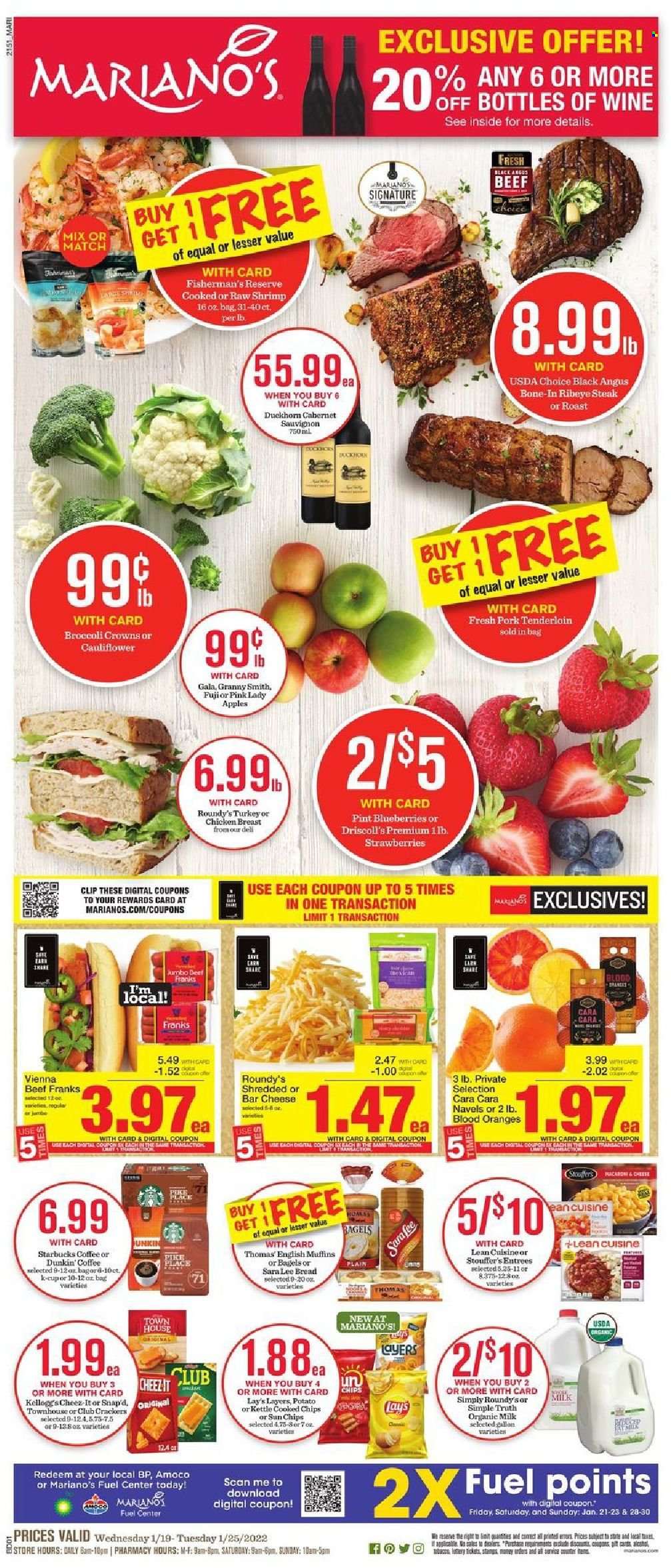 Mariano’s ad - 01/19/2022 - 01/25/2022. Page 1