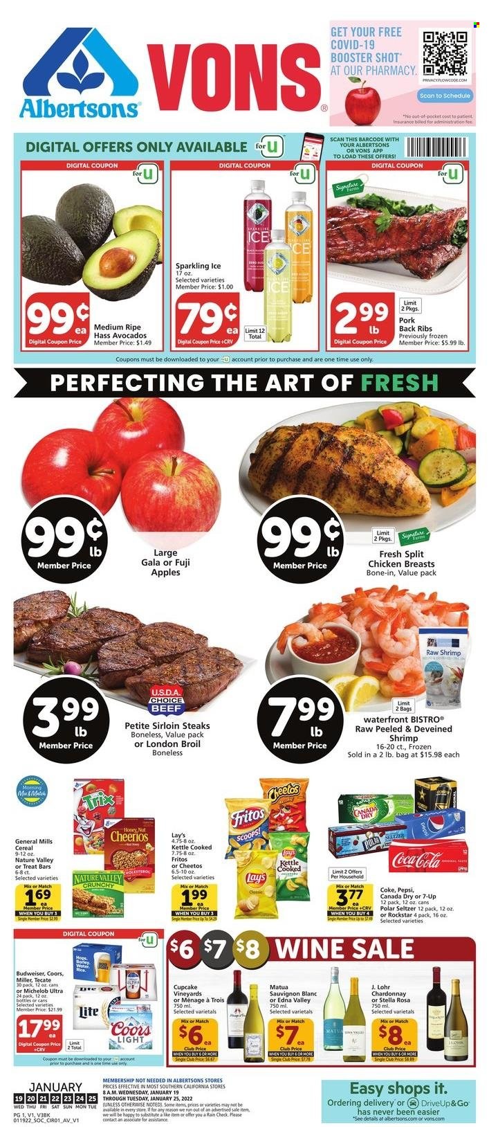 Albertsons ad - 01/19/2022 - 01/25/2022. Page 1