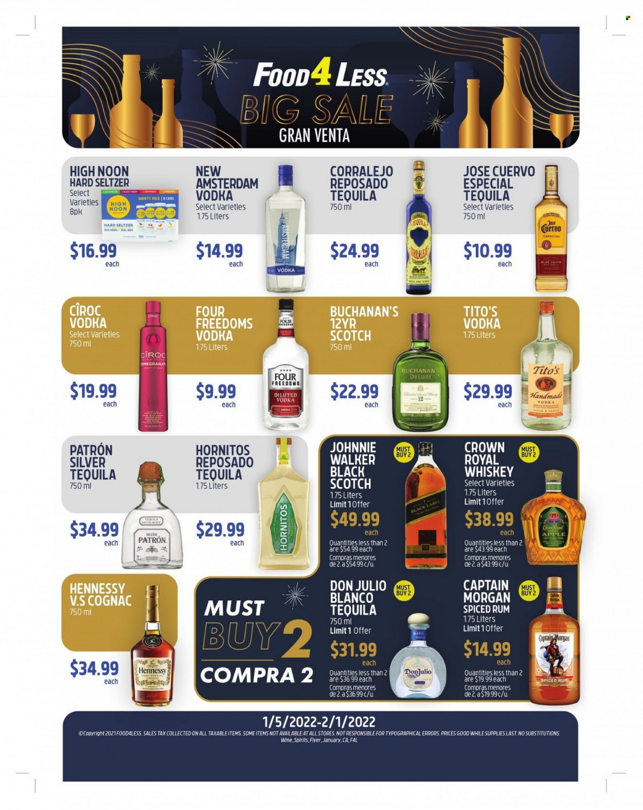Food 4 Less ad - 01/05/2022 - 02/01/2022. Page 2