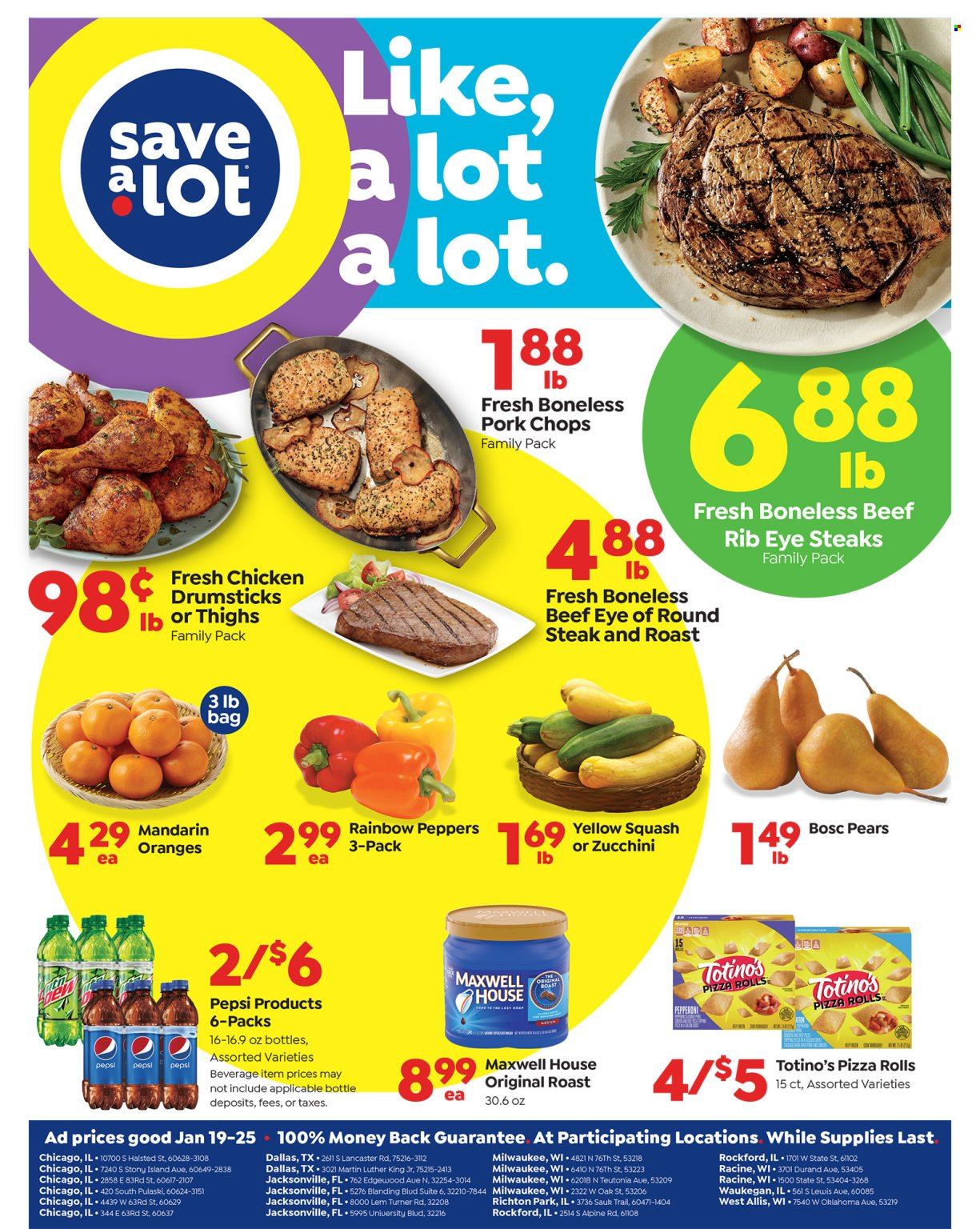 Save a Lot ad - 01/19/2022 - 01/25/2022. Page 1