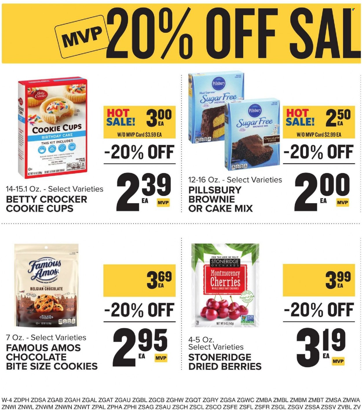 thumbnail - Food Lion Flyer - 01/19/2022 - 01/25/2022 - Sales products - tart, brownie mix, cake mix, cherries, Pillsbury, cookies, chocolate, frosting, cup. Page 15.