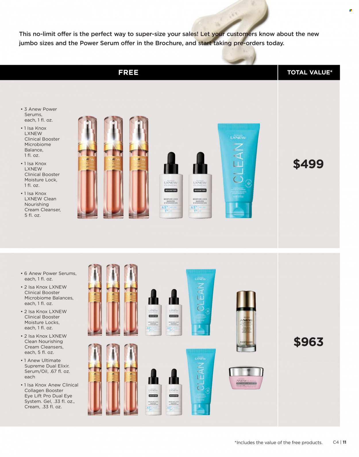 thumbnail - Avon Flyer - 01/18/2022 - 01/31/2022 - Sales products - Avon, Anew, cleanser, serum. Page 11.