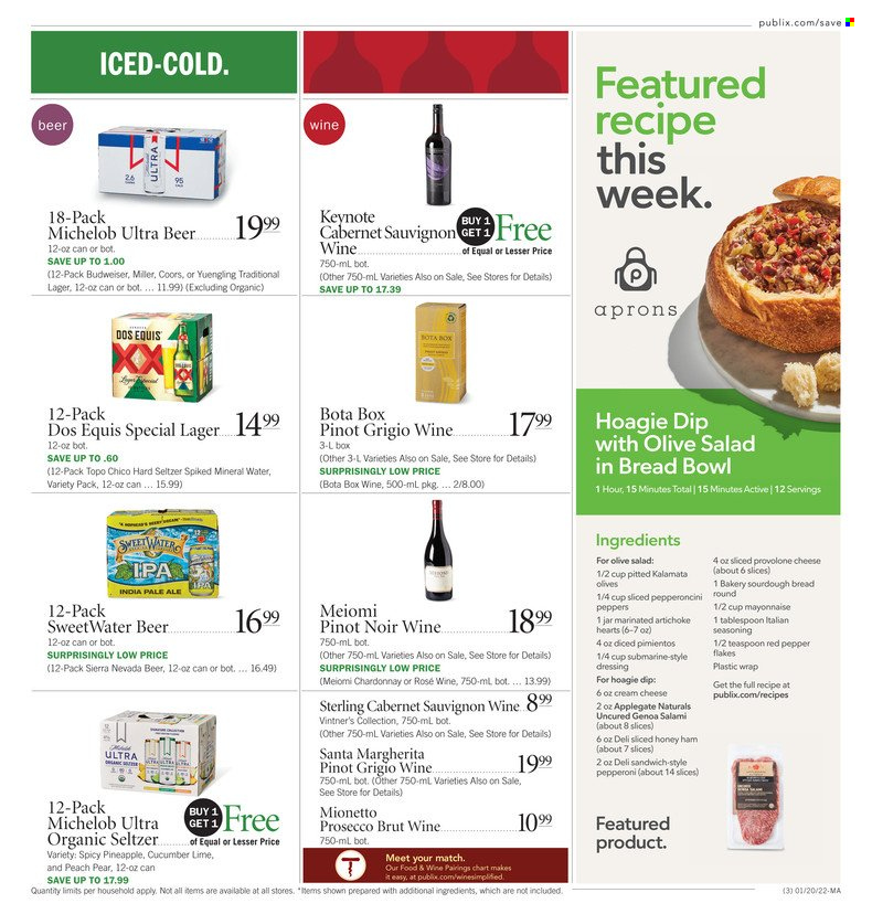 Publix ad - 01/20/2022 - 01/26/2022. Page 3