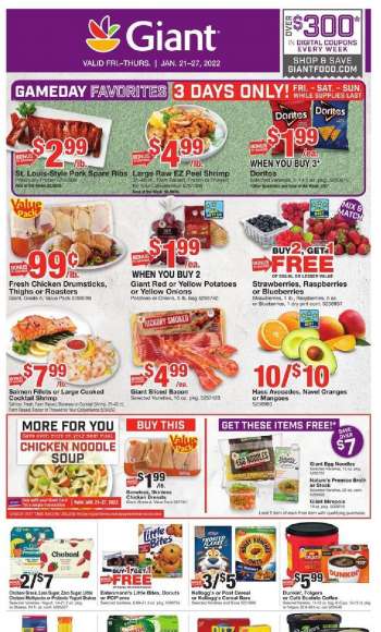 Giant Food Flyer - 01/21/2022 - 01/27/2022.