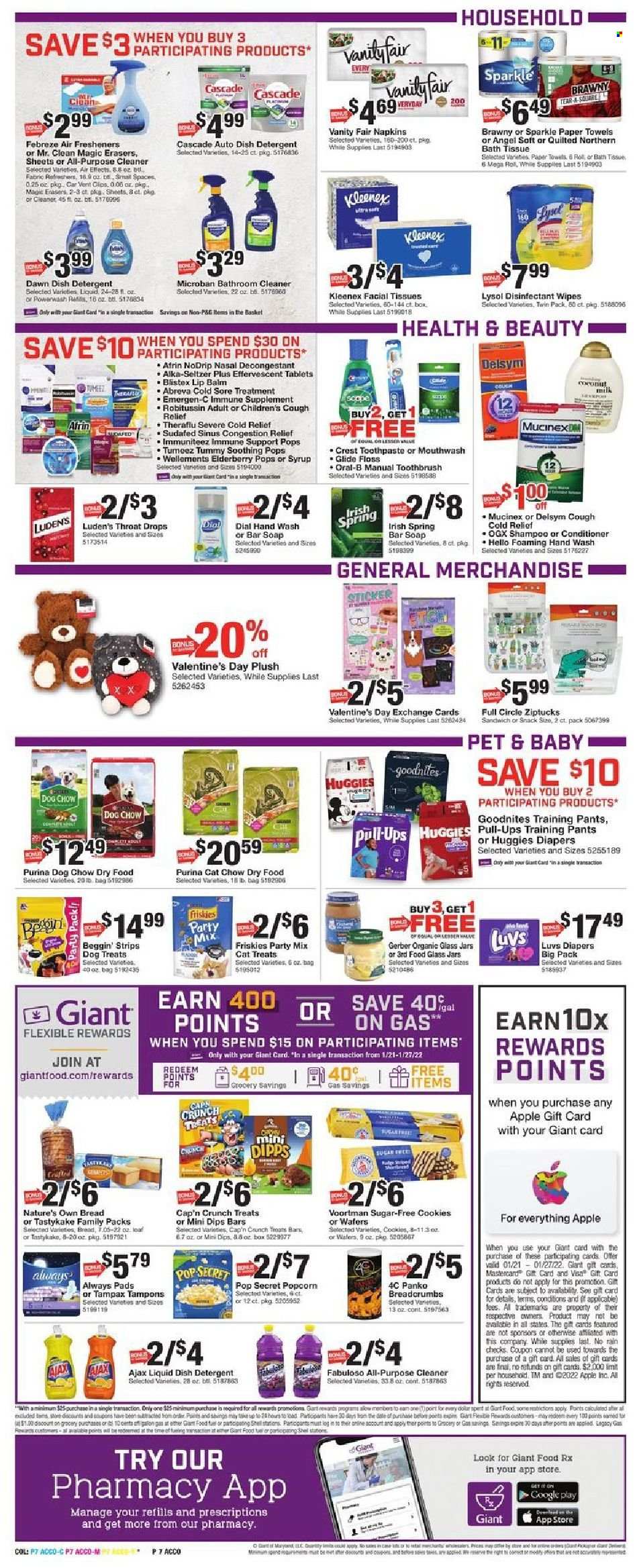 Giant Food ad - 01/21/2022 - 01/27/2022. Page 7