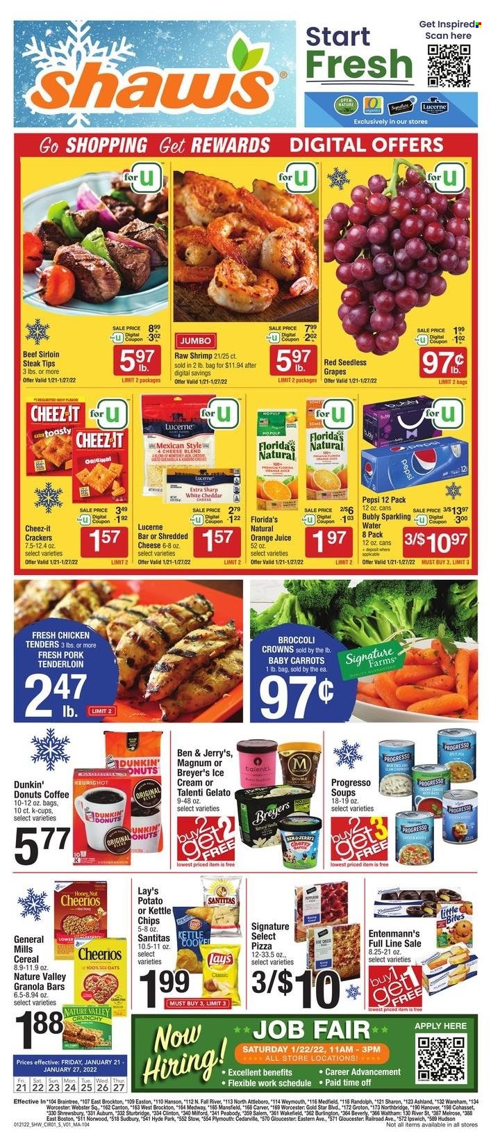 Shaw’s ad - 01/21/2022 - 01/27/2022. Page 1