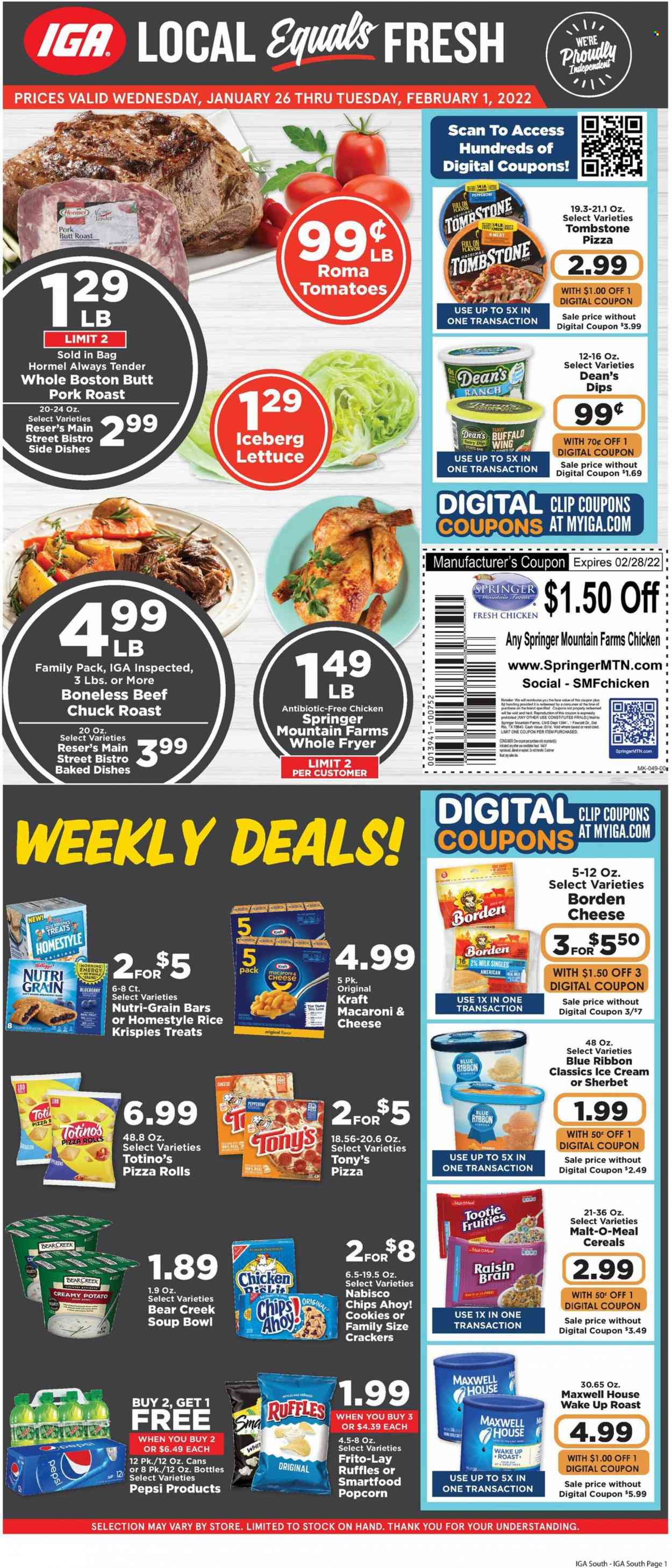 IGA ad - 01/26/2022 - 02/01/2022. Page 1