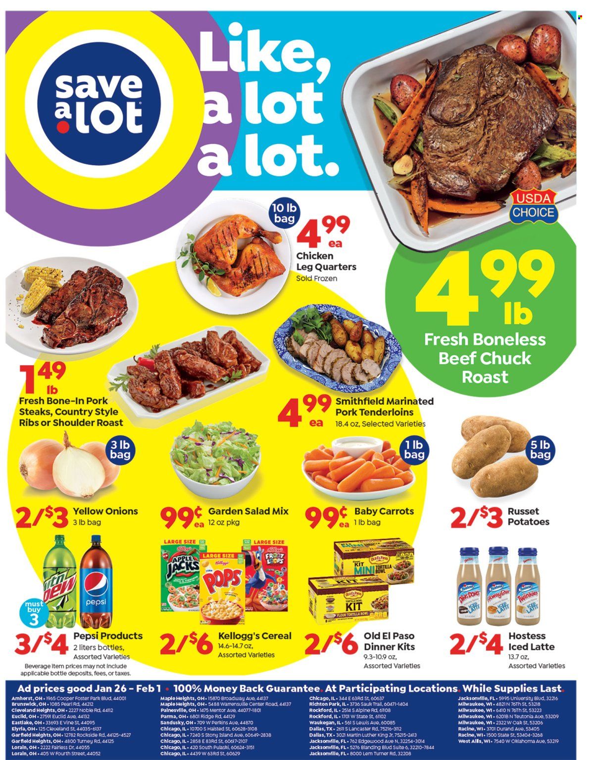 Save a Lot ad - 01/26/2022 - 02/01/2022. Page 1