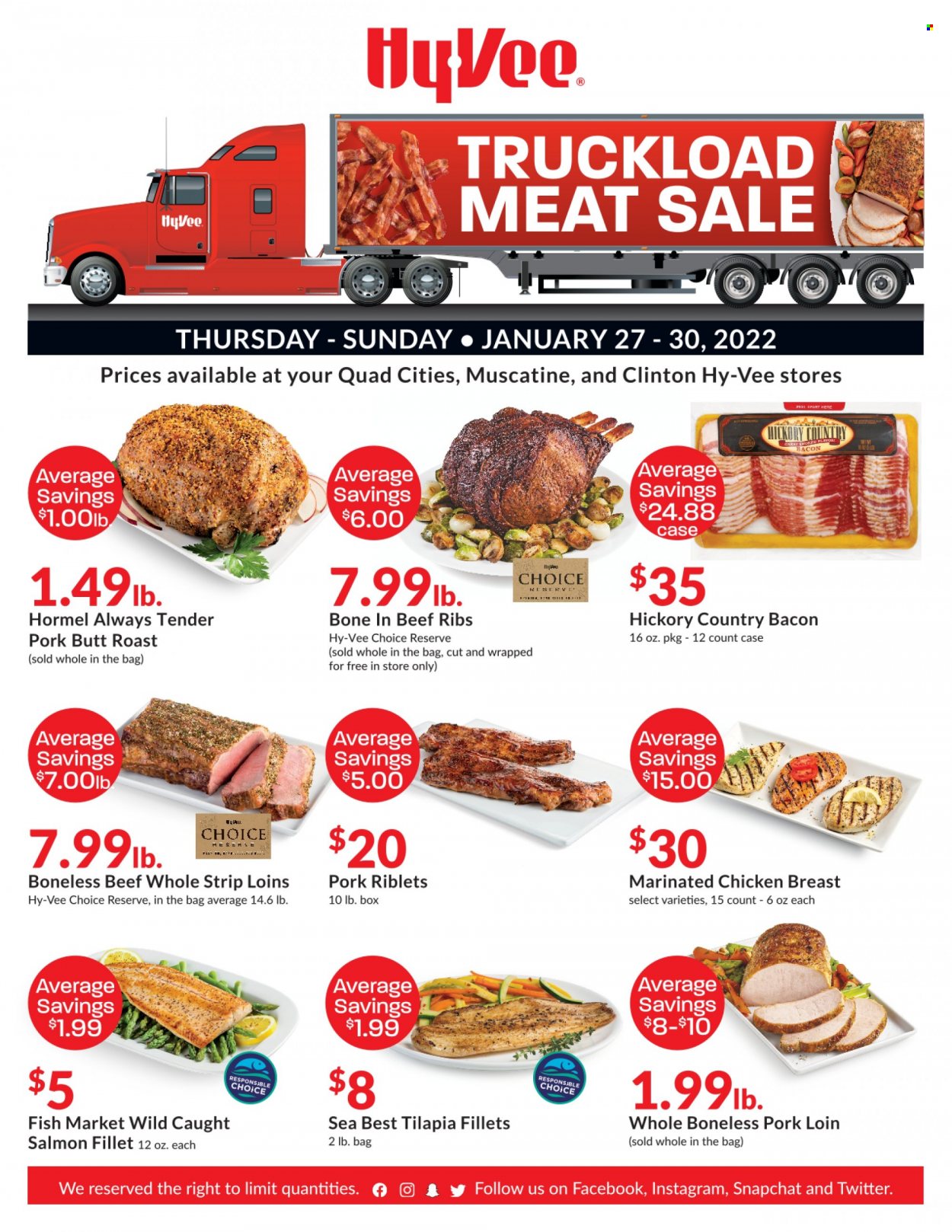 Hy-Vee ad - 01/27/2022 - 01/30/2022. Page 1