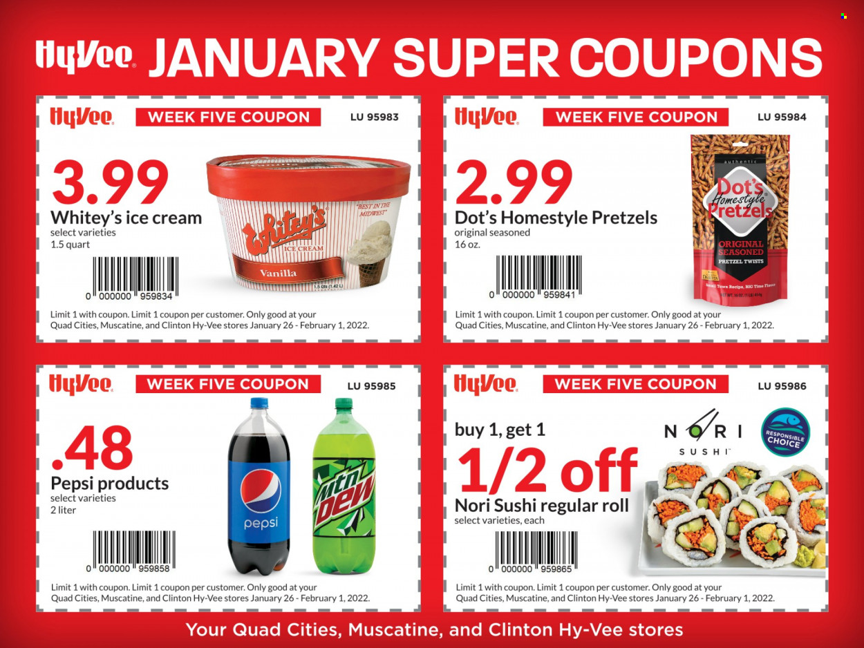 Hy-Vee ad - 01/26/2022 - 02/01/2022. Page 1