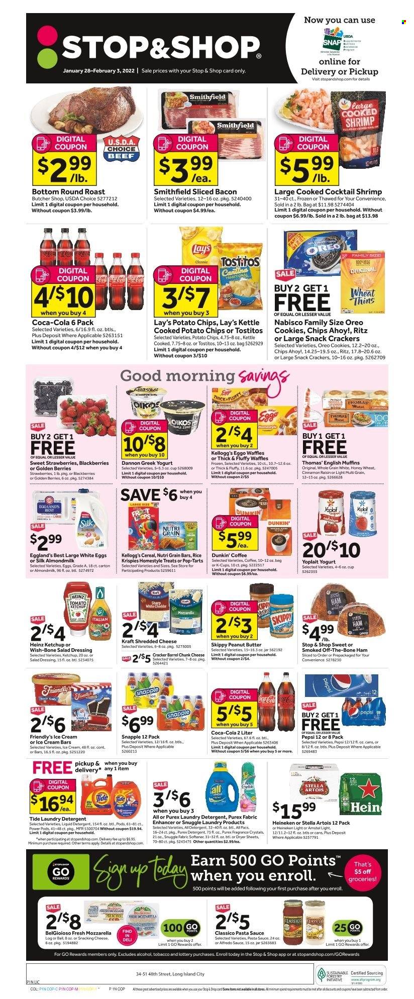 Stop & Shop ad - 01/28/2022 - 02/03/2022. Page 1