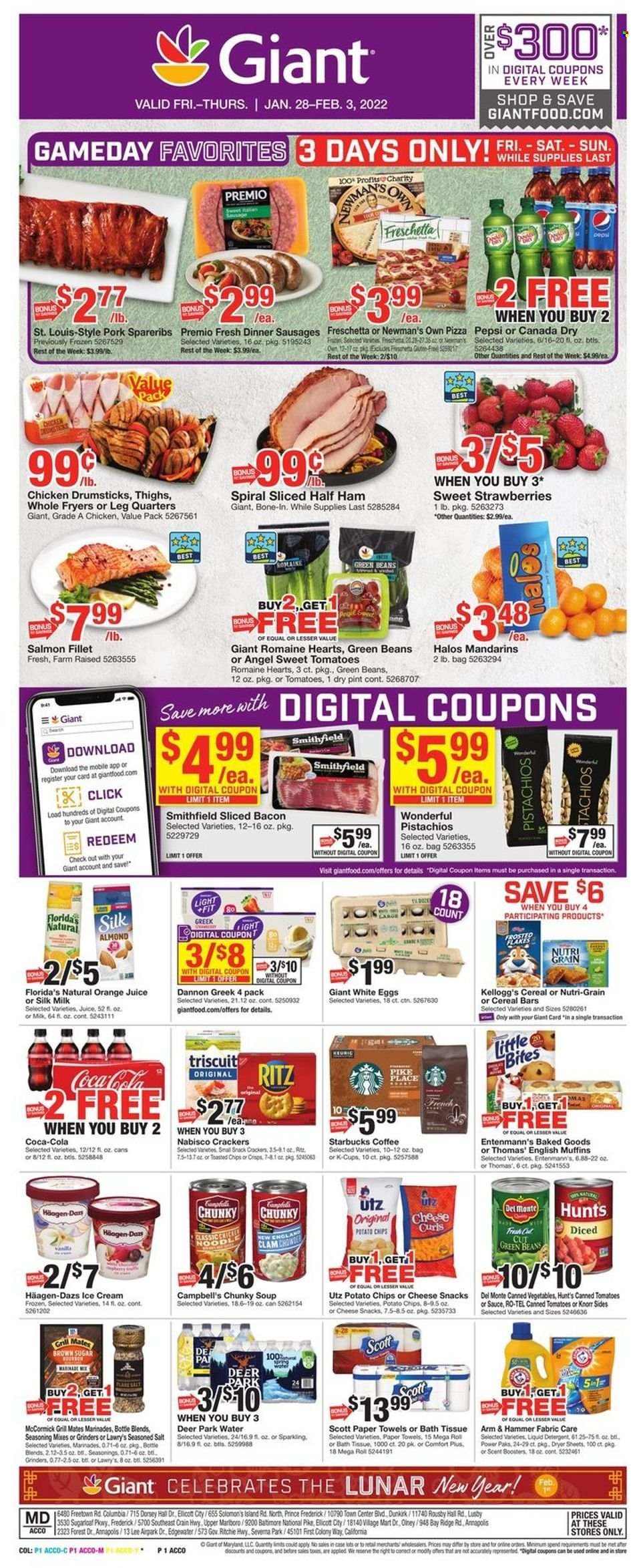 Giant Food ad - 01/28/2022 - 02/03/2022. Page 1