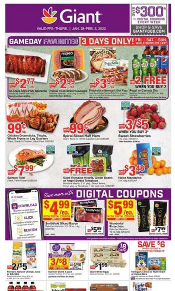 Giant Food Flyer - 01/28/2022 - 02/03/2022.