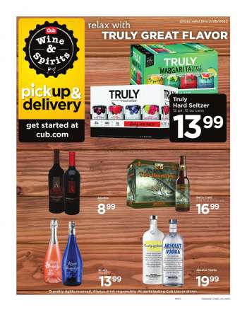 Cub Foods Flyer - 01/30/2022 - 02/26/2022.