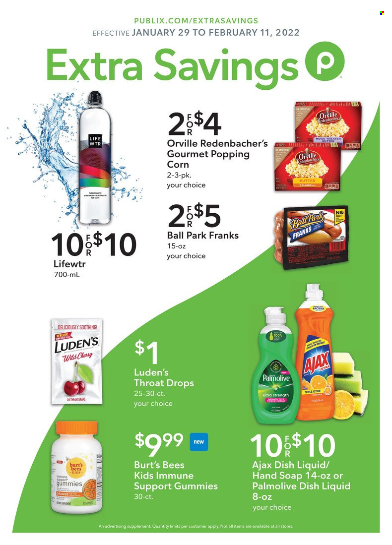 Publix ad - 01/29/2022 - 02/11/2022. Page 1