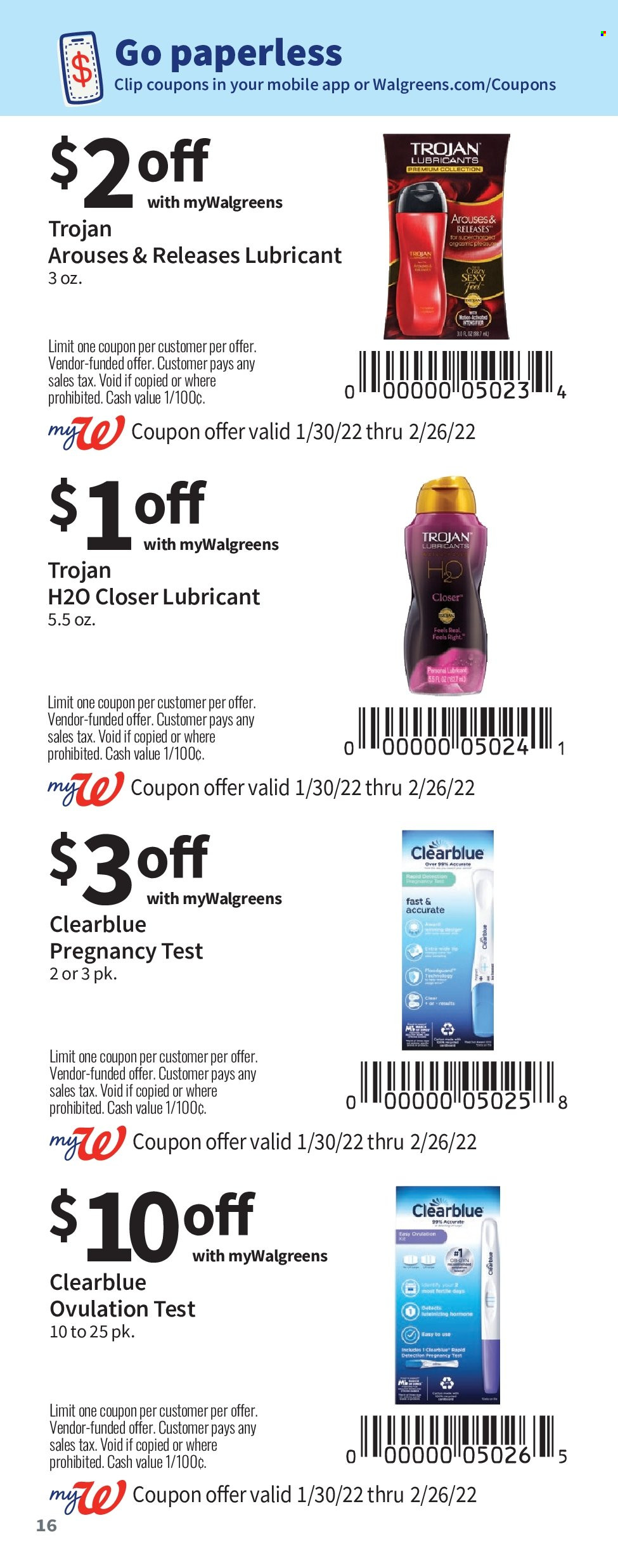 Walgreens ad - 01/30/2022 - 02/26/2022. Page 16