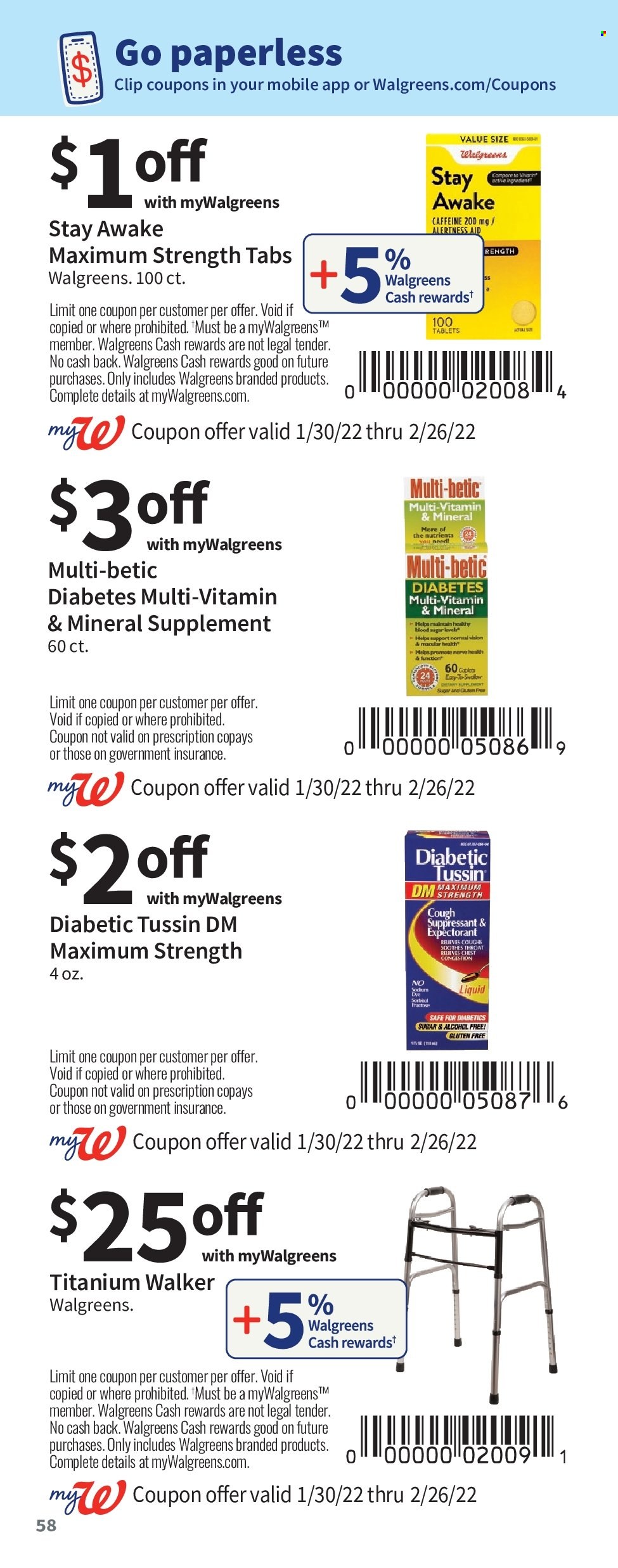 Walgreens ad - 01/30/2022 - 02/26/2022. Page 58
