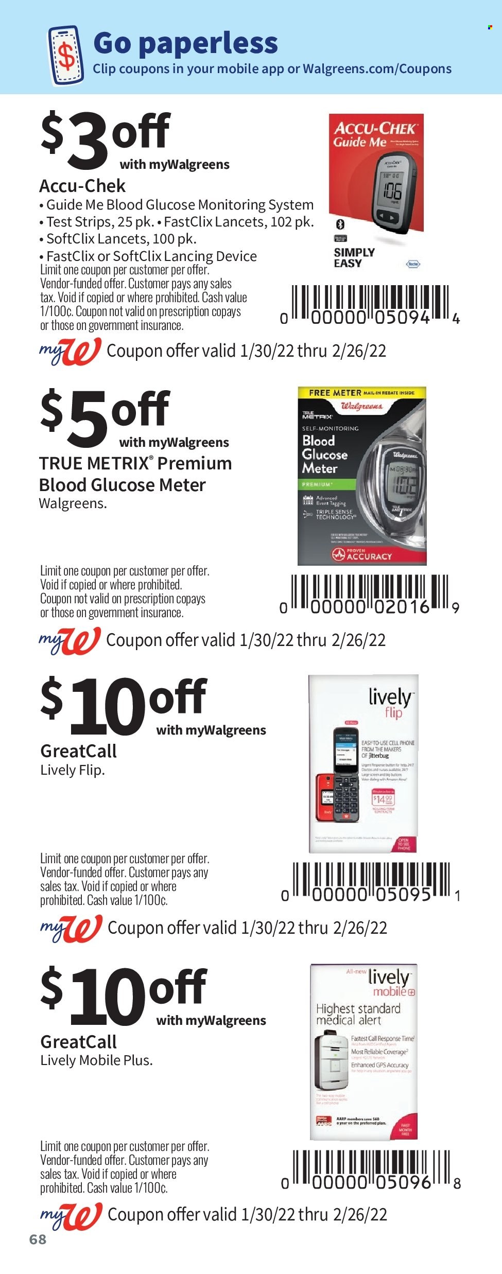 Walgreens ad - 01/30/2022 - 02/26/2022. Page 68