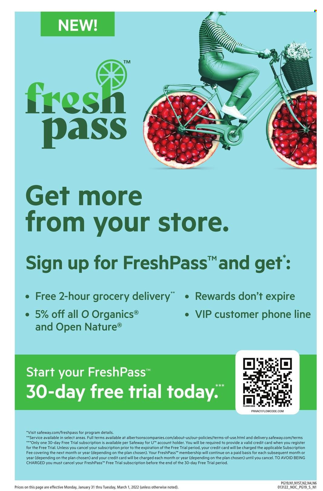 Safeway ad - 01/31/2022 - 03/01/2022. Page 20