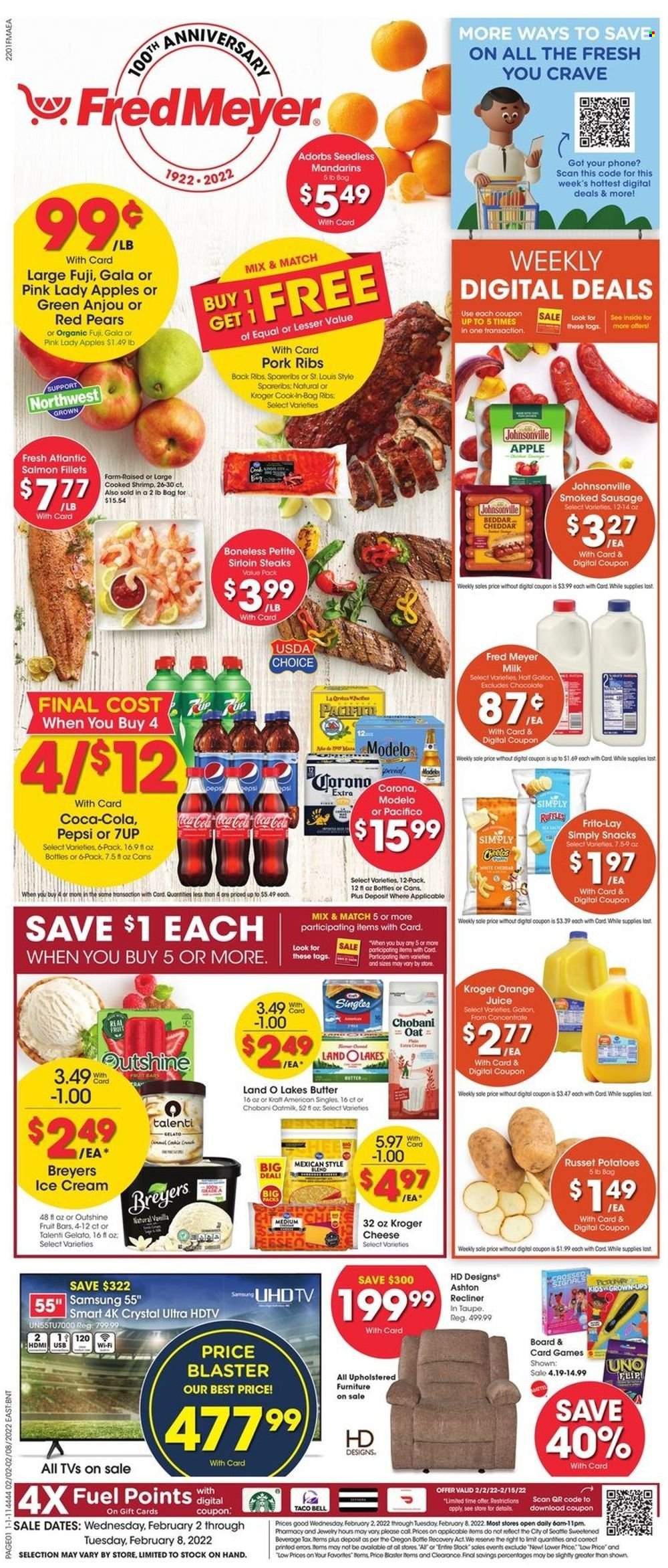 Fred Meyer ad - 02/02/2022 - 02/08/2022. Page 1