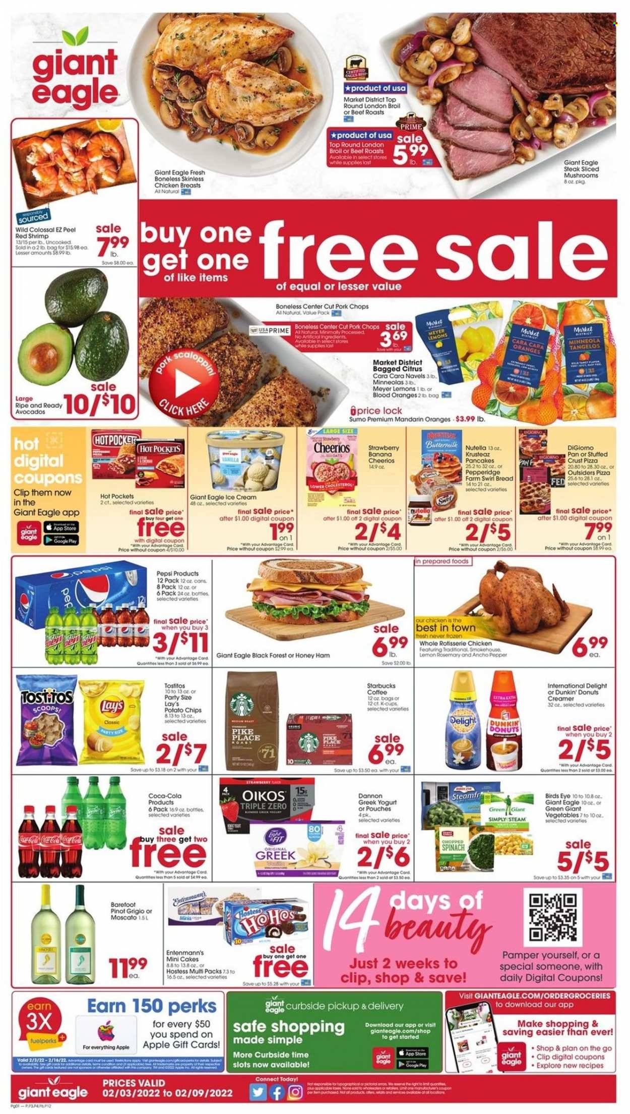 Giant Eagle ad - 02/03/2022 - 02/09/2022. Page 1