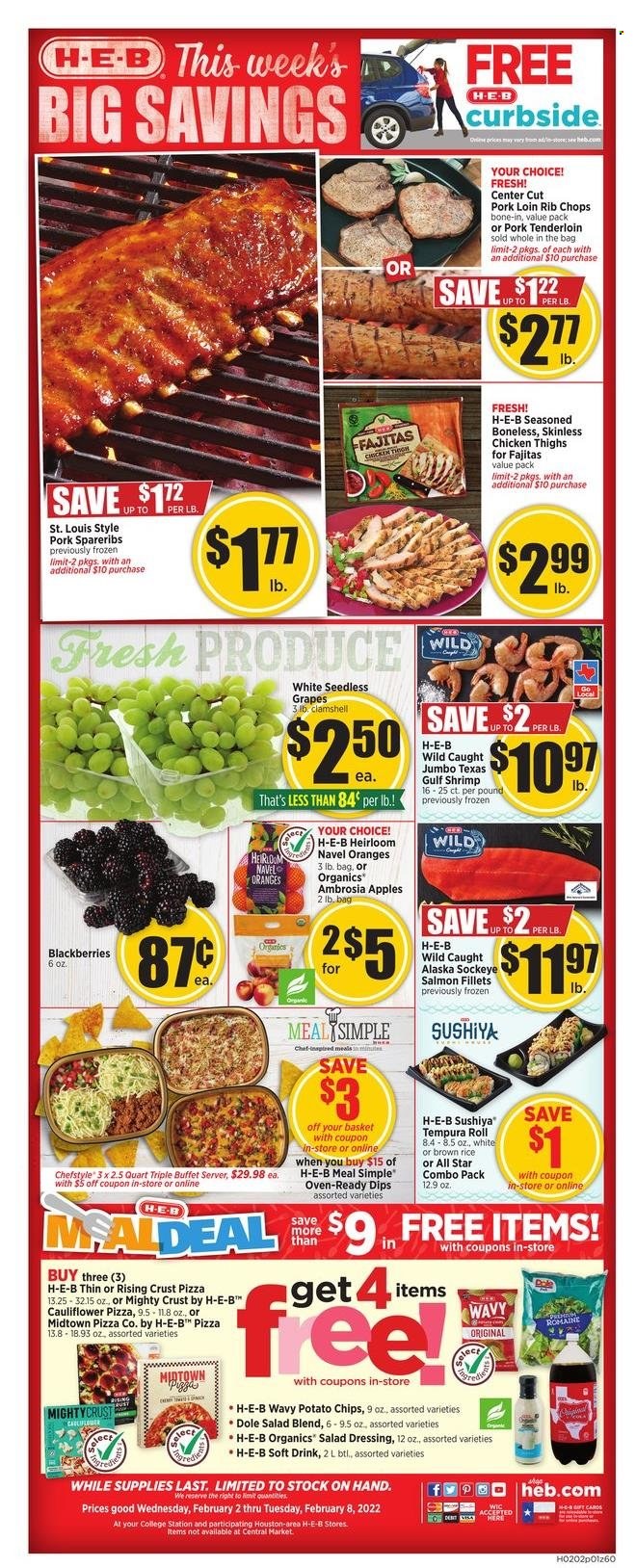 H-E-B ad - 02/02/2022 - 02/08/2022. Page 1